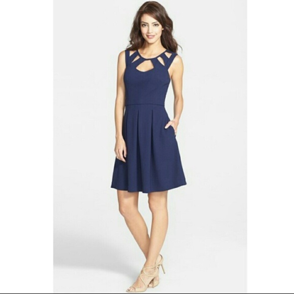 Betsy Johnson fit and flare dress